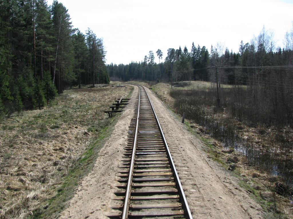 Railway span Madona - Jaunkalsnava. Dzelzceļa posms Madona - Jaunkalsnava by valniz