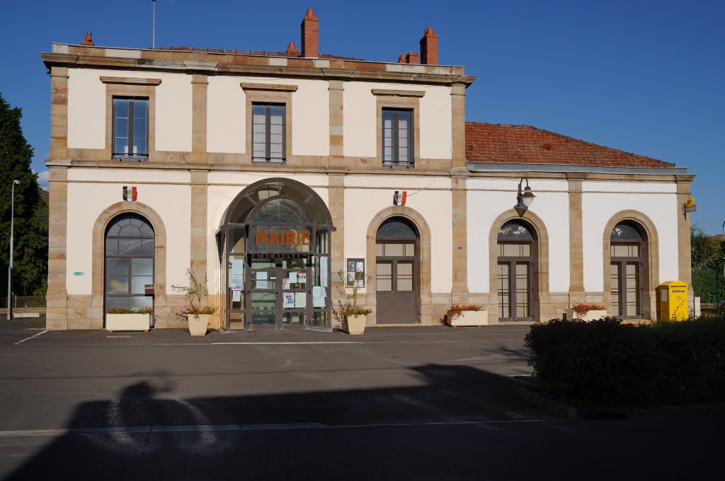 De Clermont-Ferrand à Langeac. En gare de le Breuil-sur-Couze. by Tireman.