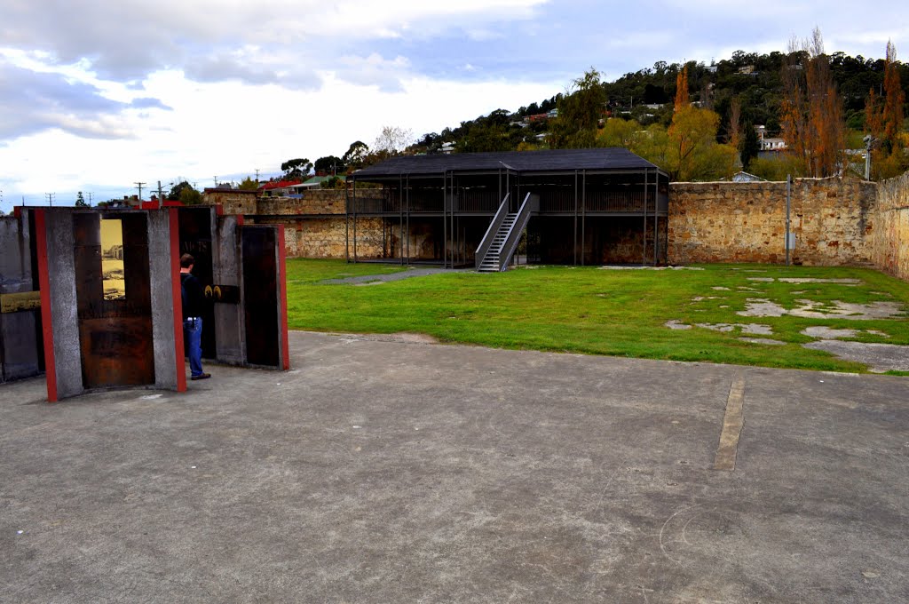 The Yards of The Cascades Female Factory at South Hobart, Tasmania. by Jaideep Chaudhary