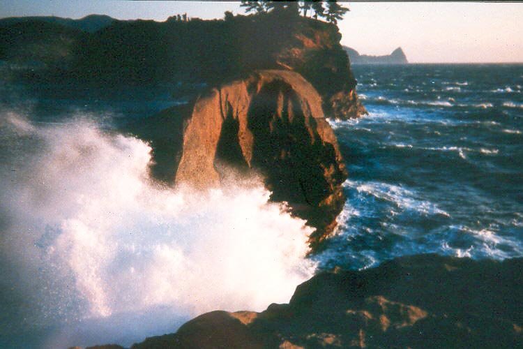 Waves Smashing Coast, Dogashima, Izu Peninsula by Ryan Kelly