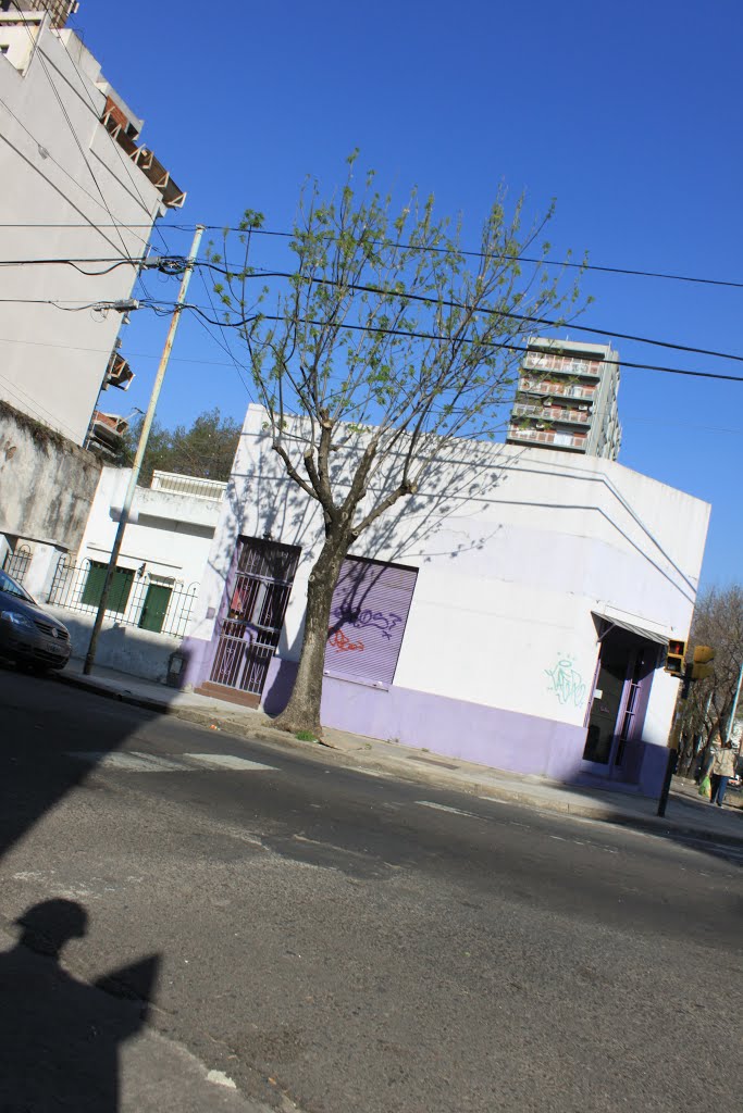 Building at East corner of Galván & Nahuel Huapi by Brian Zurita