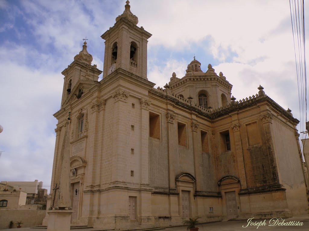 Lija Village Church, Malta by Joseph Debattista