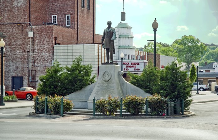 Gen. Joseph E. Johnston - Statue in town by Alan C. Pickard