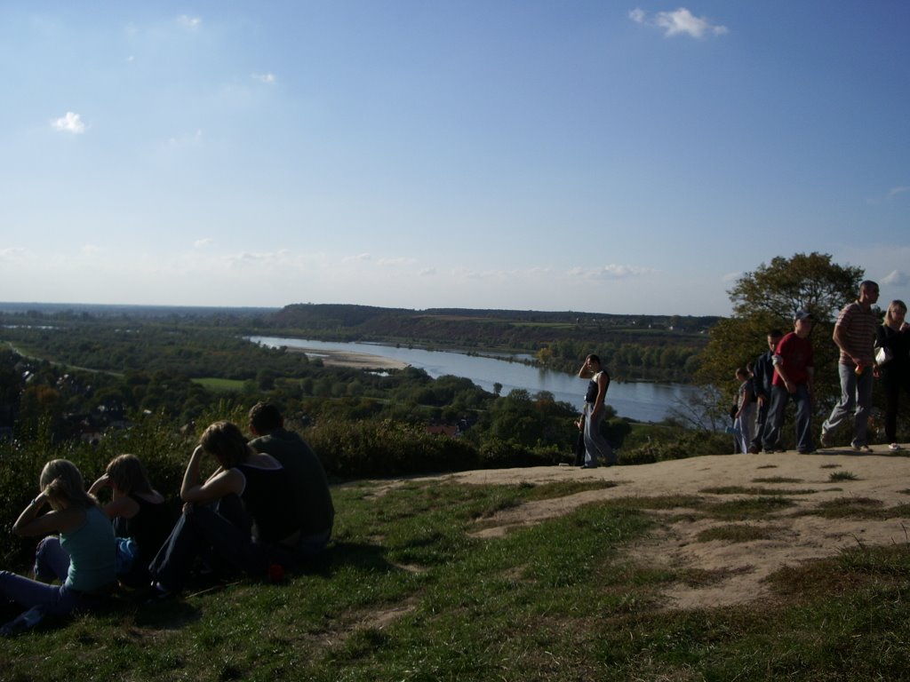 Kazimierz Dolny, widok z góry Trzech Krzyży by slawekpotapowicz