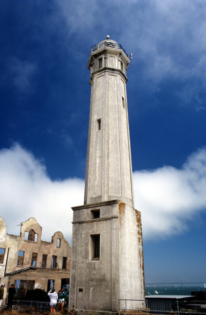 Lighthouse on Alcatraz island by Schubi-Uetersen