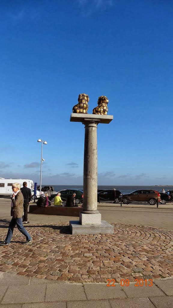 Nordby færgehavn fanø by Grethe Andersen