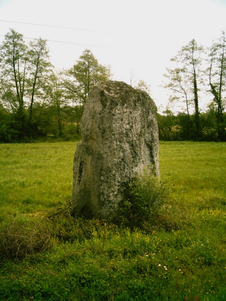 Le Menhir "le Peyrelounque" by CHEVRIER Marc