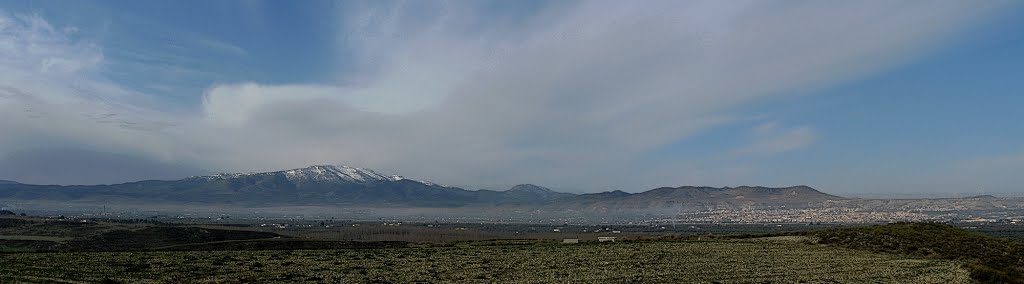 The Sierra de Baza with Baza in the Foreground by agracier - NO VIEWS