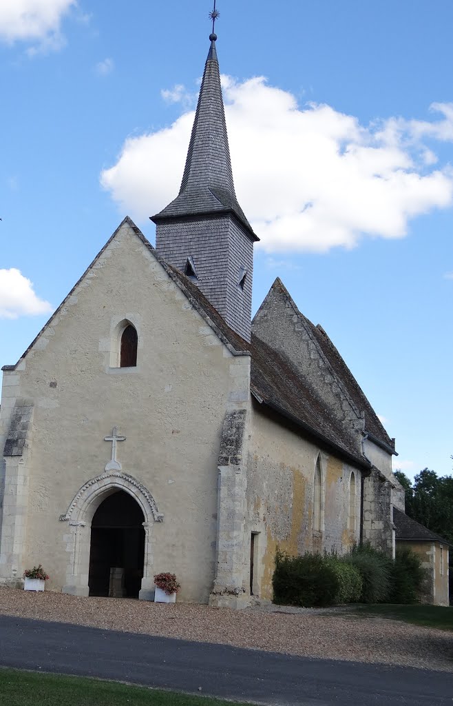 L'église sainte Marie à Dame-Marie by voigtlander,jp.pourcines