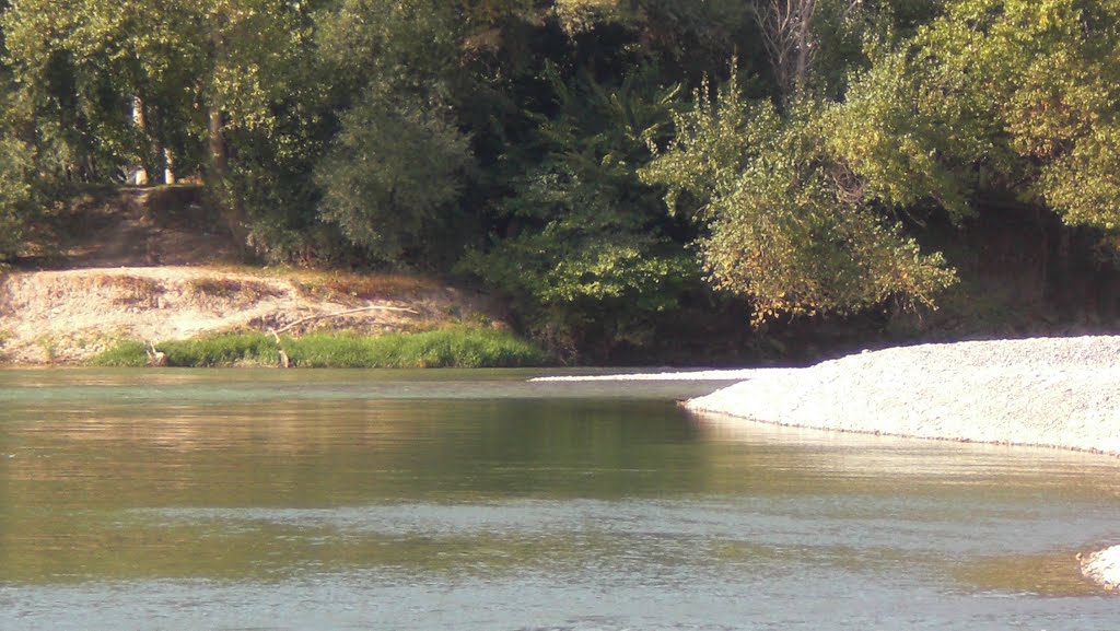 Desembocadura del Aragón en el Ebro by Kiko Boncanelli