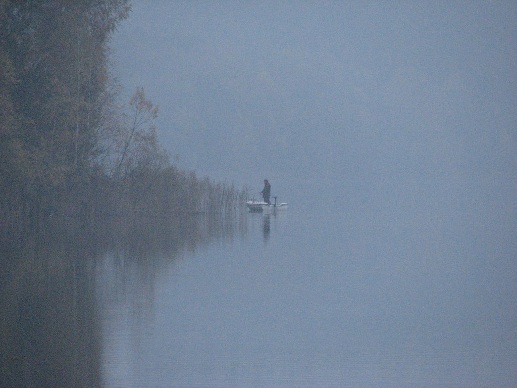 Angler in the fog by rb1991