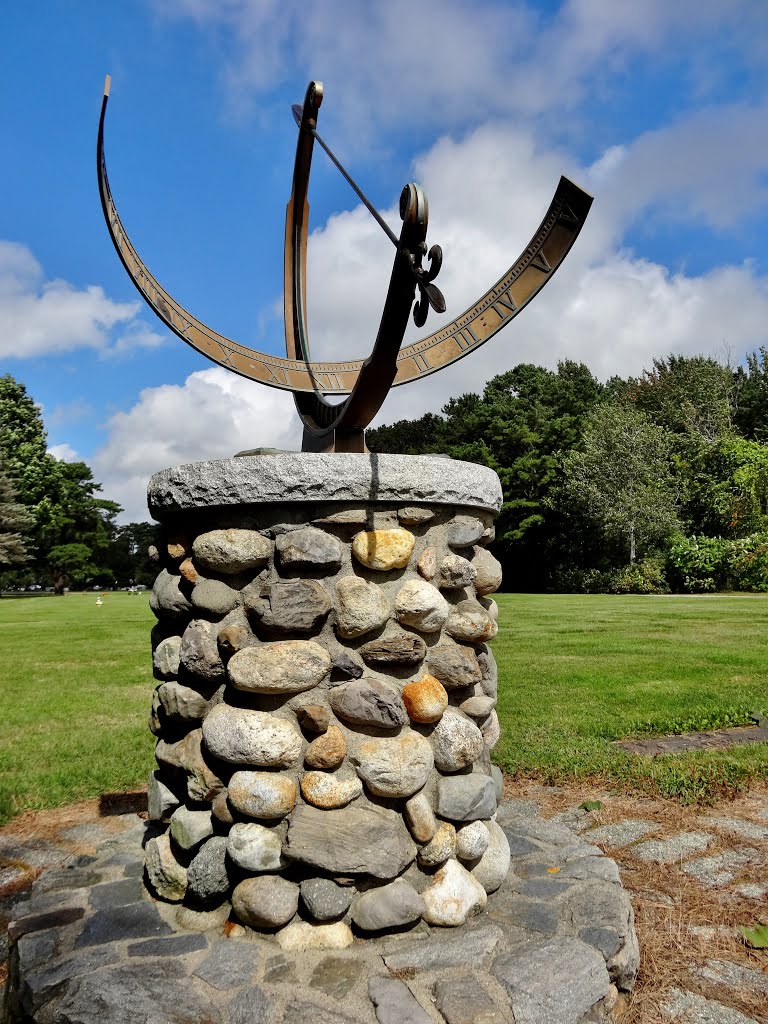 Sundial; Evergreen Cemetery, Portland Maine by Taoab