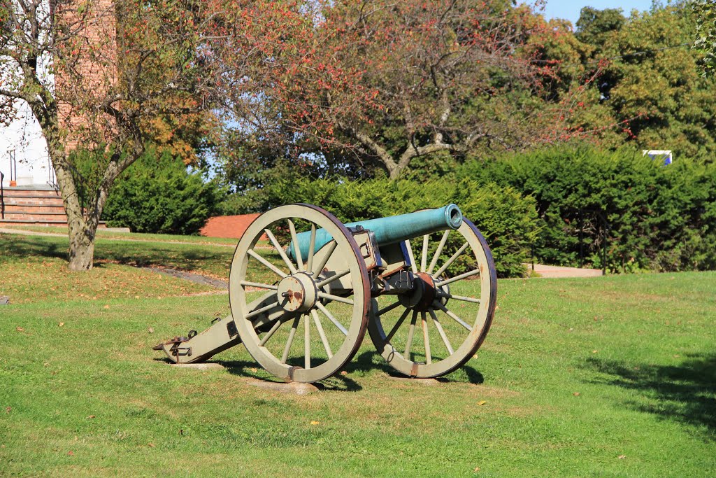 Cannon at Sullivan County Courthouse, Monticello, NY by John MacKinnon