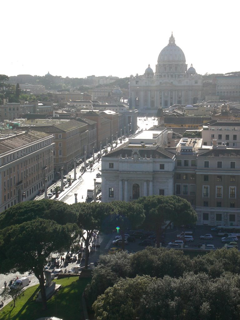 Roma - San Pietro da Castel Sant'Angelo by ilsamu