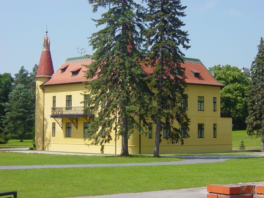 Park within the town of Topolcianky, Slovakia by sojourner