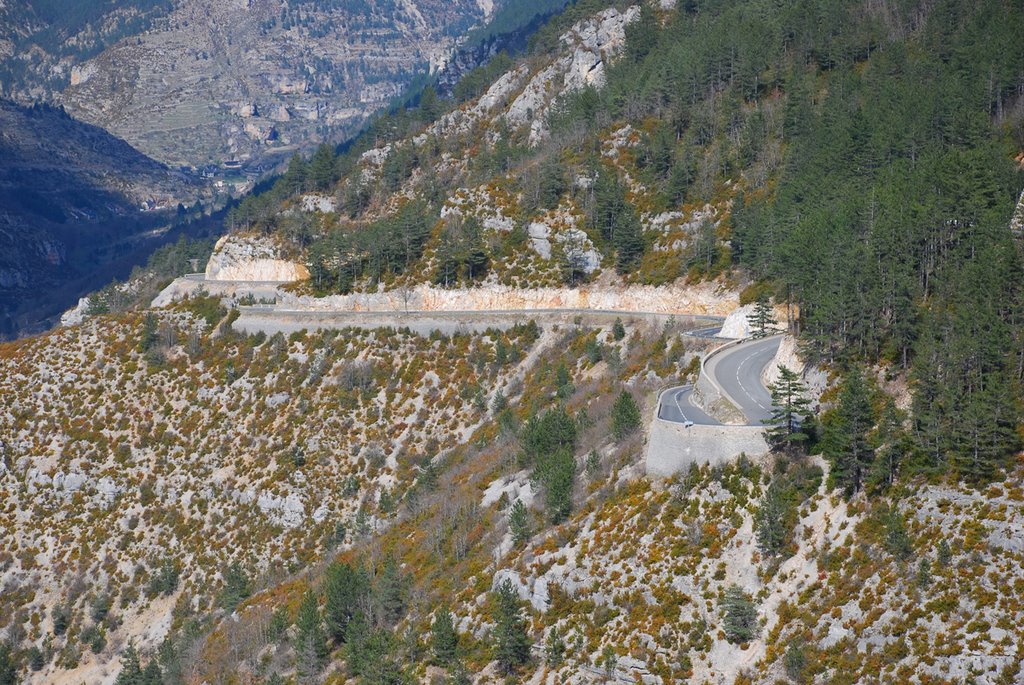 Vue a Col de Coperlac by Frederik van der Veer