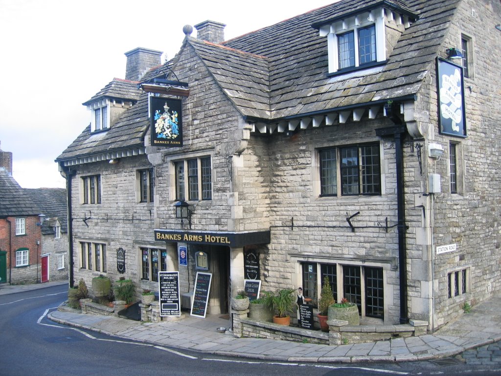 Corfe Castle town, Dorset by karma00