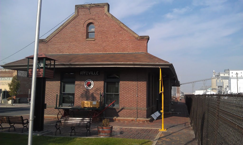 Northern Pacific Depot- Ritzville WA by kevystew