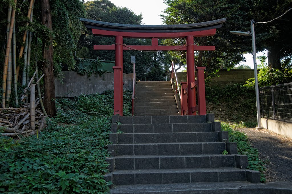 栄区　長尾台町　御霊神社鳥居 by balsa a1