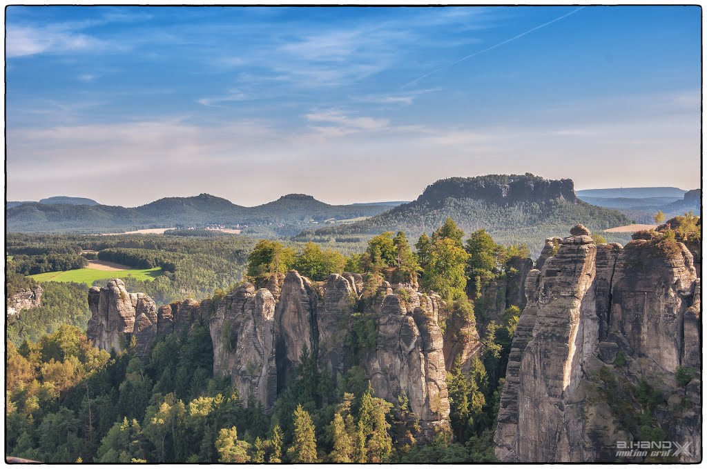 Basteiblick zum Lilienstein by axking77