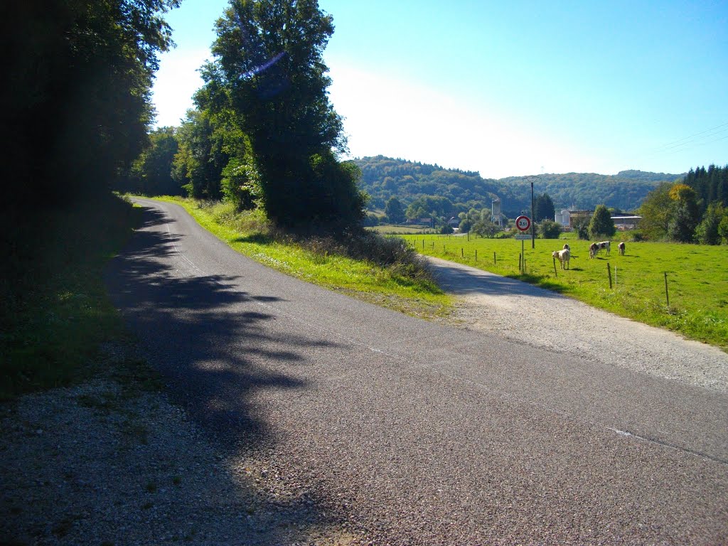 Carrefour pour Goux ou la Tuilerie sur Villars-sous-Ecot by Claudius B.