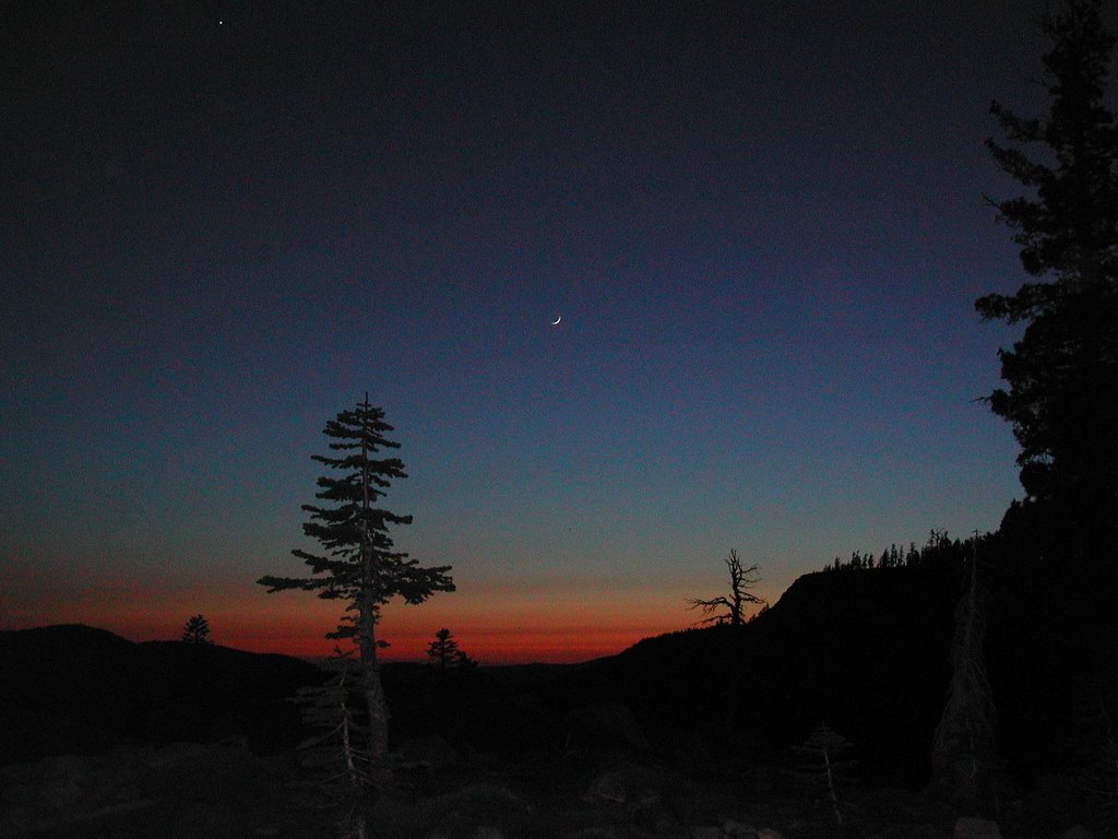 Just before nightfall above the Rubicon Trail by rmadhse