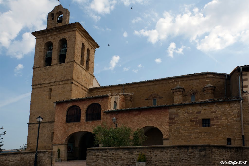 Camino de Santiago (Camino francés). Etapa De Pamplona Puente La Reina. Puente la Reina. -Iglesia de La Asunción de Uterga- by CárDeGa