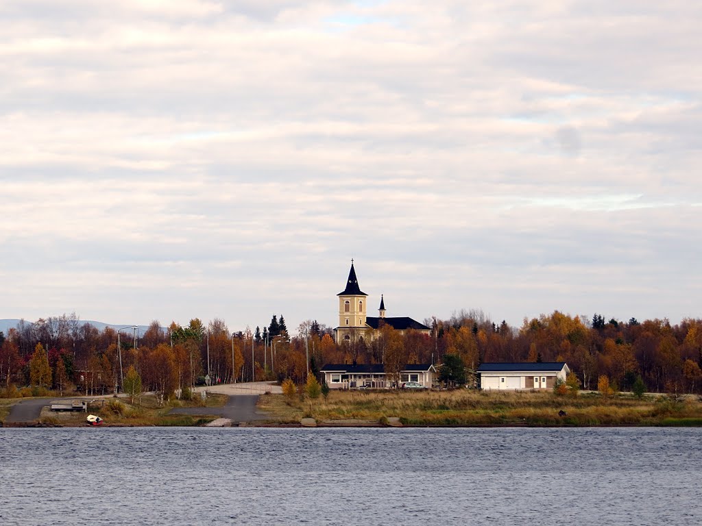 Church of Muonio by J. Parkkinen