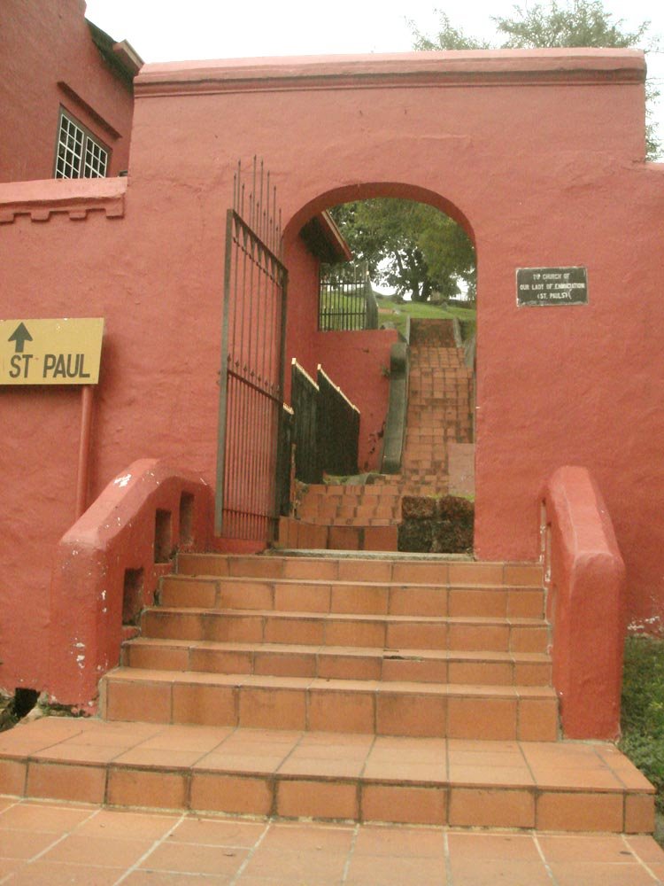 Gate & steps to the St Paul Hill by Ahmad Syaharuddin