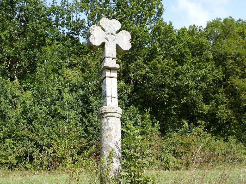 Belle croix bien que très "réparée" ! - Lieu-dit Les Roches - Saint-Jean-de-Côle - Dordogne by Max d'Arrieutort