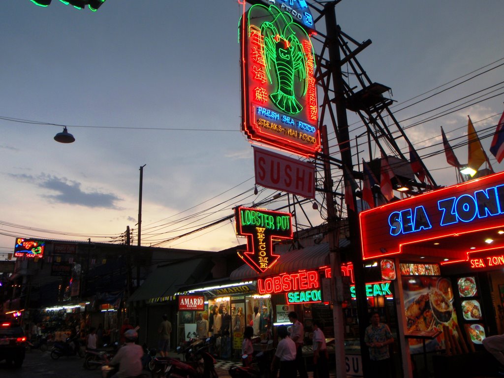 Walking Street Pattaya by Konstantin Byshevoy