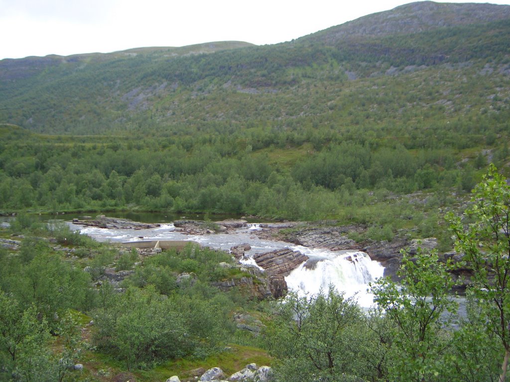 Norwegen 2007, Stabbursdalen Nationalpark, Stabbursfossen by Jimminis