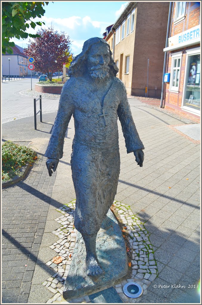 "gustaf nagel"-Denkmal in der Stadt Arendsee (Altmark) by Peter Klähn