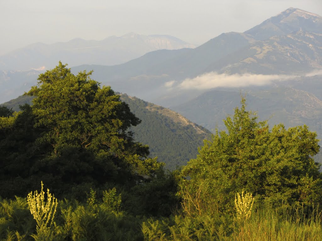 Makedonian landscape - Mt. Agios Paulos by Ronald Losure