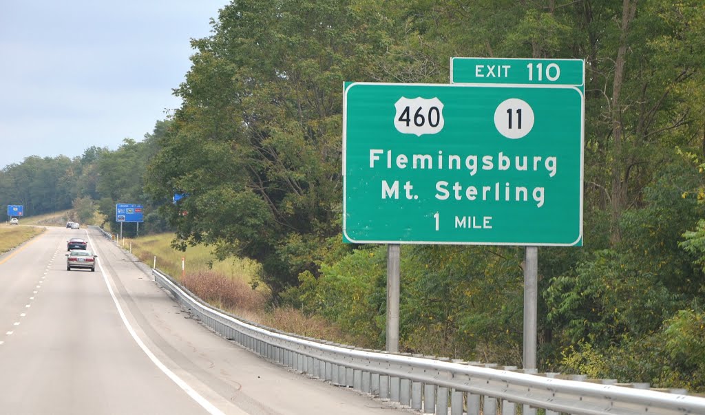 Flemingsburg & Mt. Sterling Exit 1 Mile, Interstate 64 Eastbound by Seven Stars