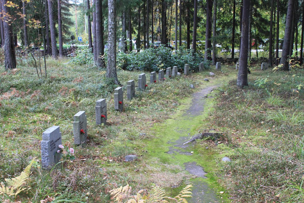 Saksalainen sotilashautausmaa, Deutscher Soldatenfriedhof , German military cemetery by Jorma Hokkanen