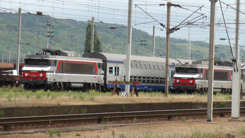 France: Sotteville les Rouen - Locomotives - by chatons76