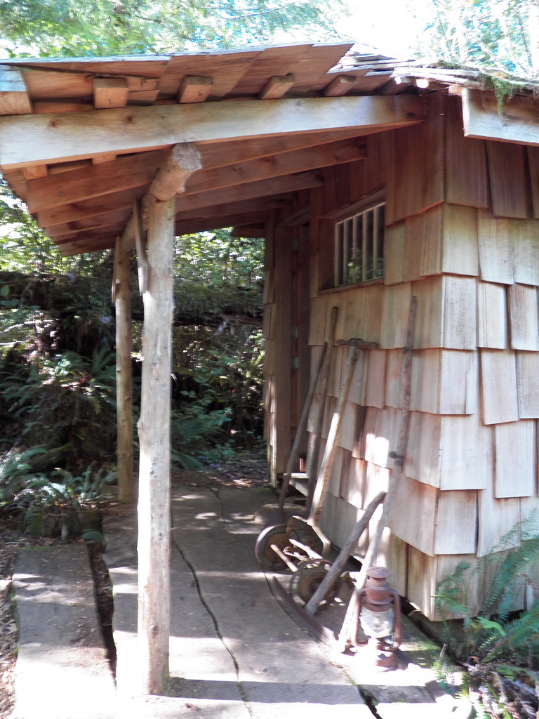 Bernardo "Ben" O'Higgins Homestead, Tofino Botanical Gardens by Pamela Elbert Poland