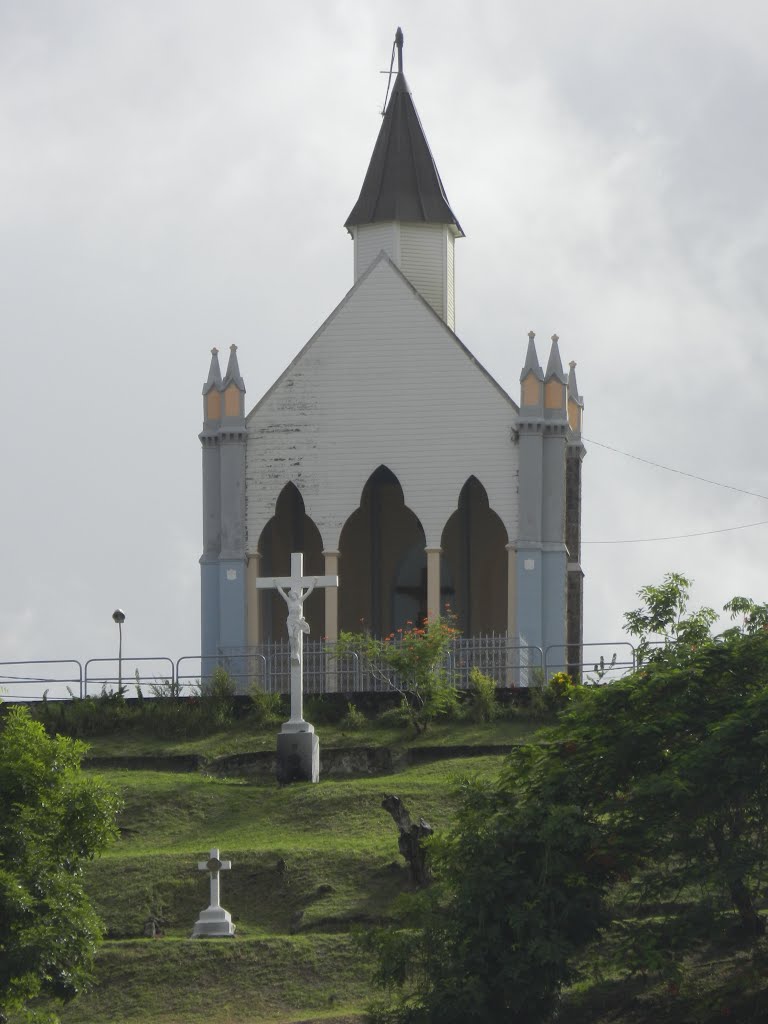 La Chapelle du " Calvaire " Fort de France by Mariligerien