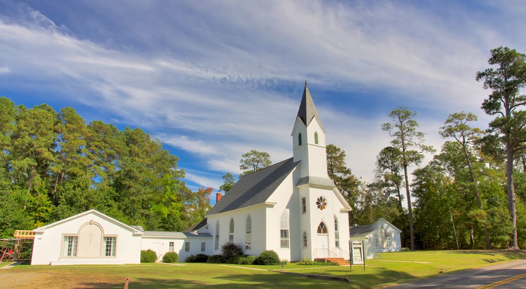 VIRGINIA: GLOUCESTER: BENA: Bethlehem United Methodist Church, 2101 Mark Pine Road (S.R. 643) panorama 2 by Douglas W. Reynolds, Jr.