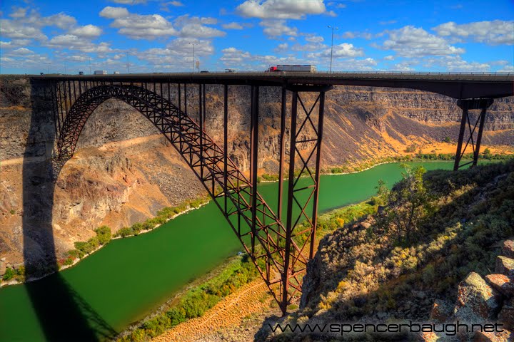 Perrine bridge over the snake river by spencer baugh