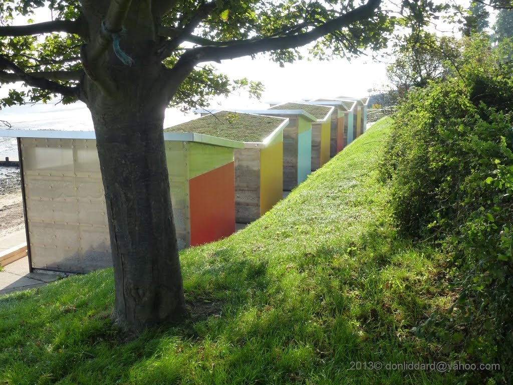 New Beach Huts shoebury east beach by donliddard