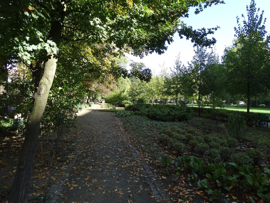 Poznan - Poznan University of Technology Garden by GiselaJ