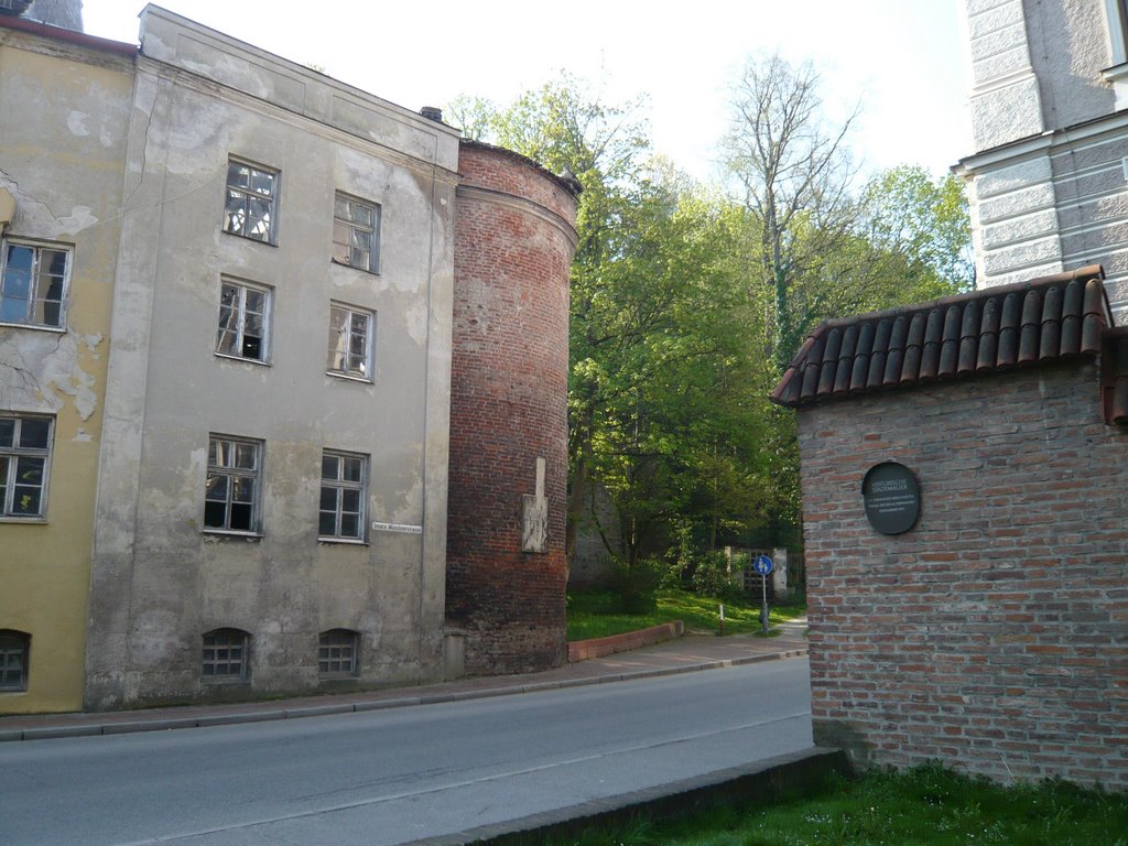 Alte Stadtmauer mit Wehrturm by chnokfir