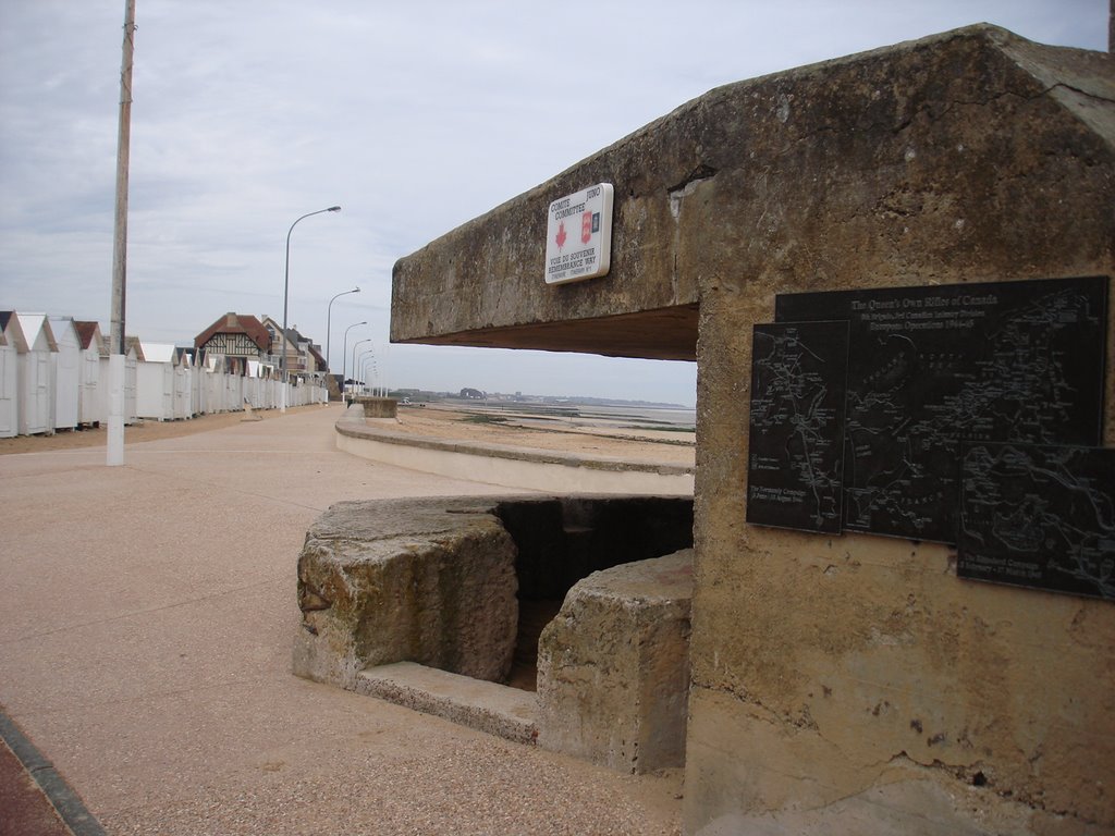 Canadian Sign in Bunker, Bernieres sur Mer by Ignacio Balassanian