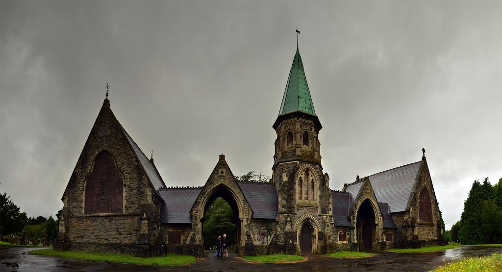 Church of England Chapel at Cathays Cemetery, Fairoak Road, Cardiff by Patrick Hamlyn