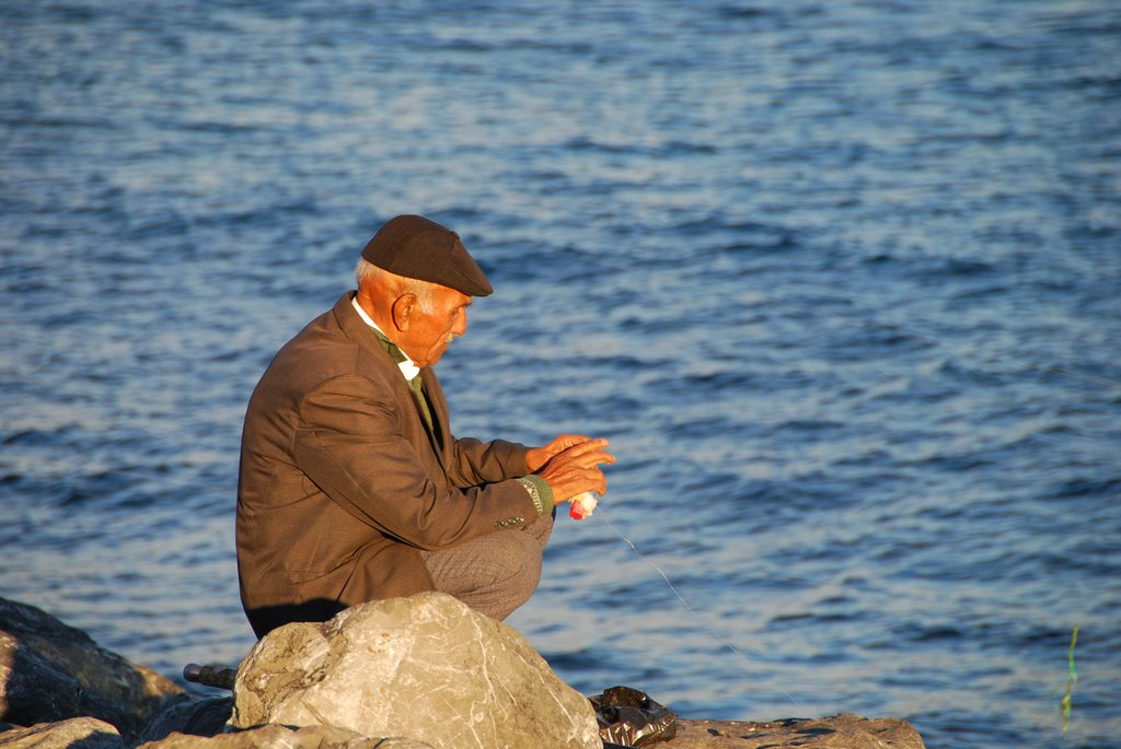 Fisherman, Sea of Marmara by Daniel Massey