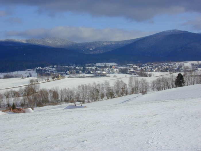 A winter time view of Arnbruck. by Drachsi