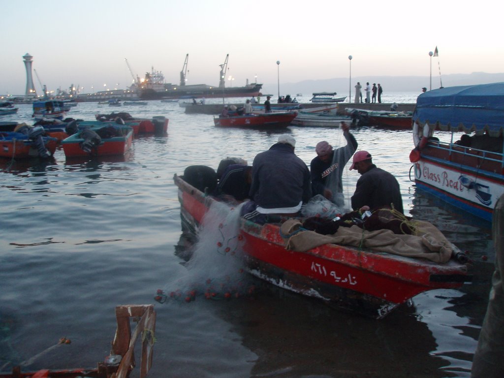 Traditional Fishing In Aqaba by Mohannad Khurmah