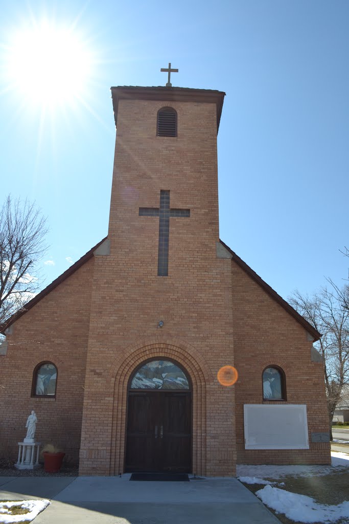 St. Joseph's Catholic Church- Choteau, MT by JB Chandler